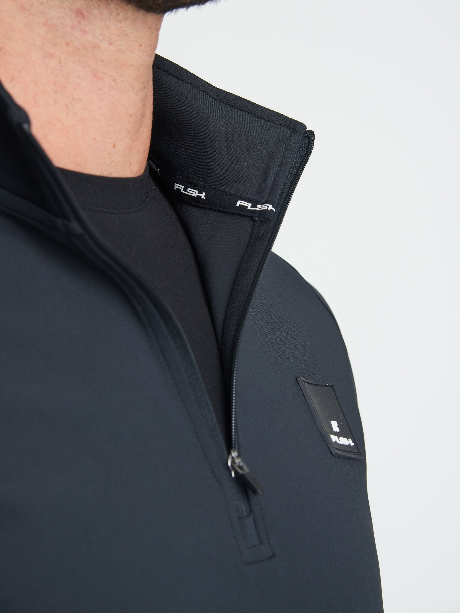 FM1 Essential Midlayer - Black - Flush Golf