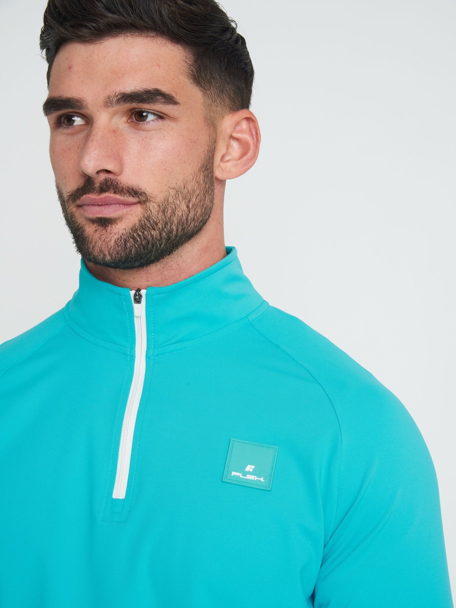 FM1 Essential Midlayer - Teal - Flush Golf