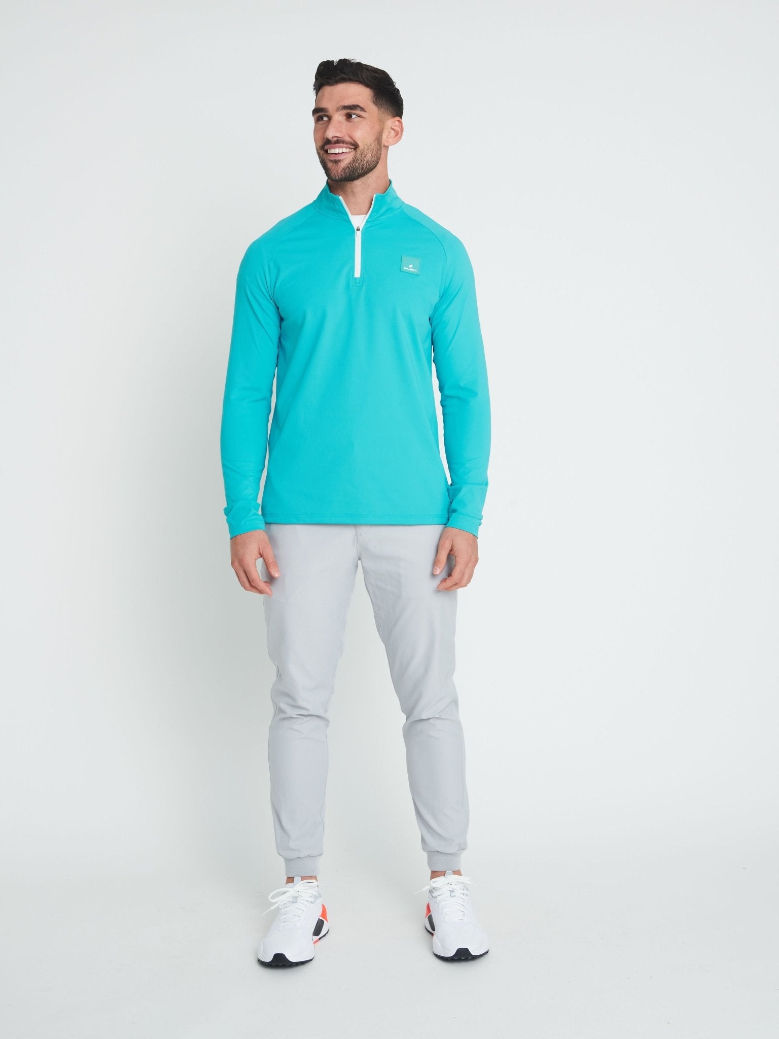 FM1 Essential Midlayer - Teal - Flush Golf