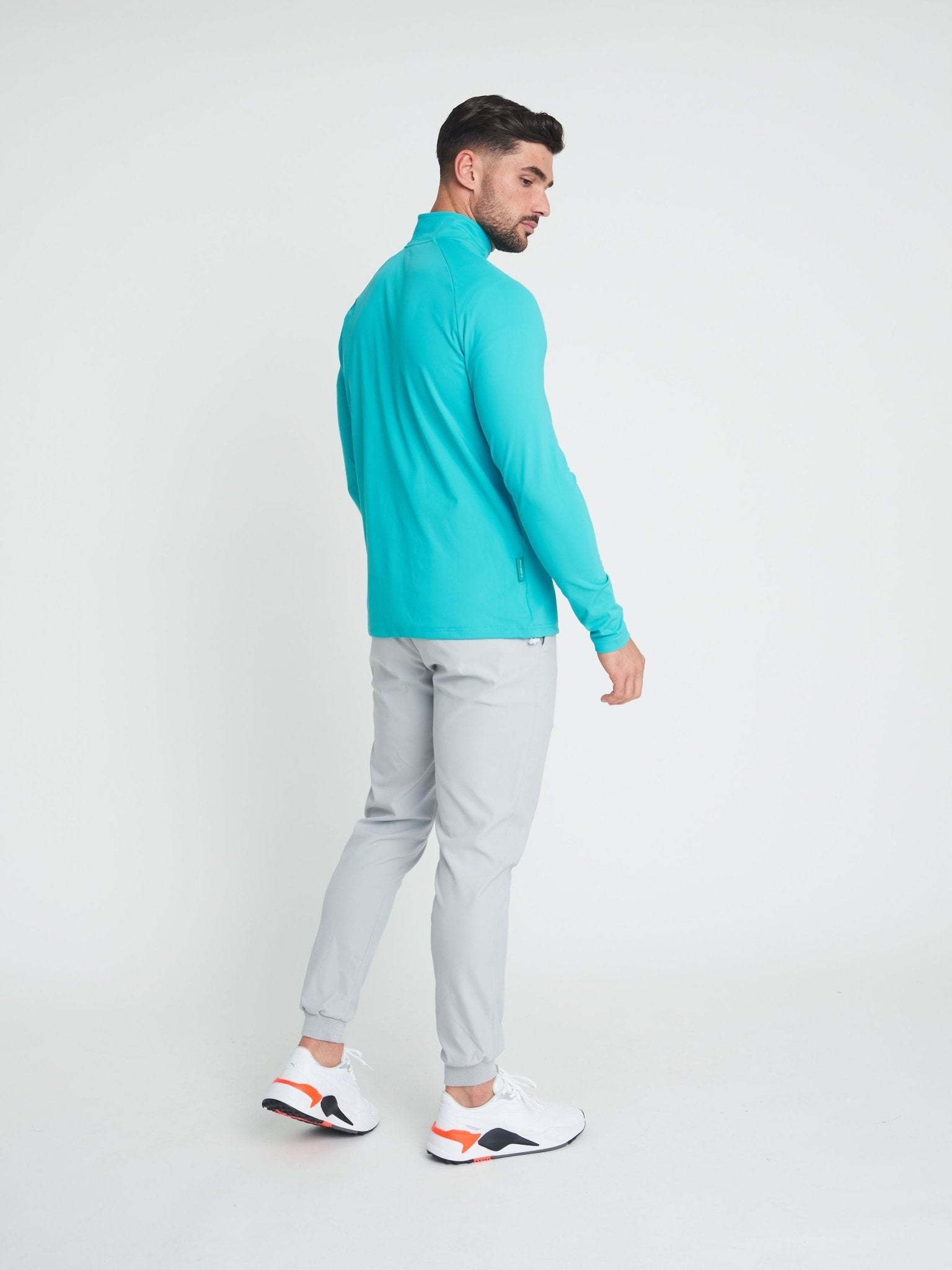 FM1 Essential Midlayer - Teal - Flush Golf