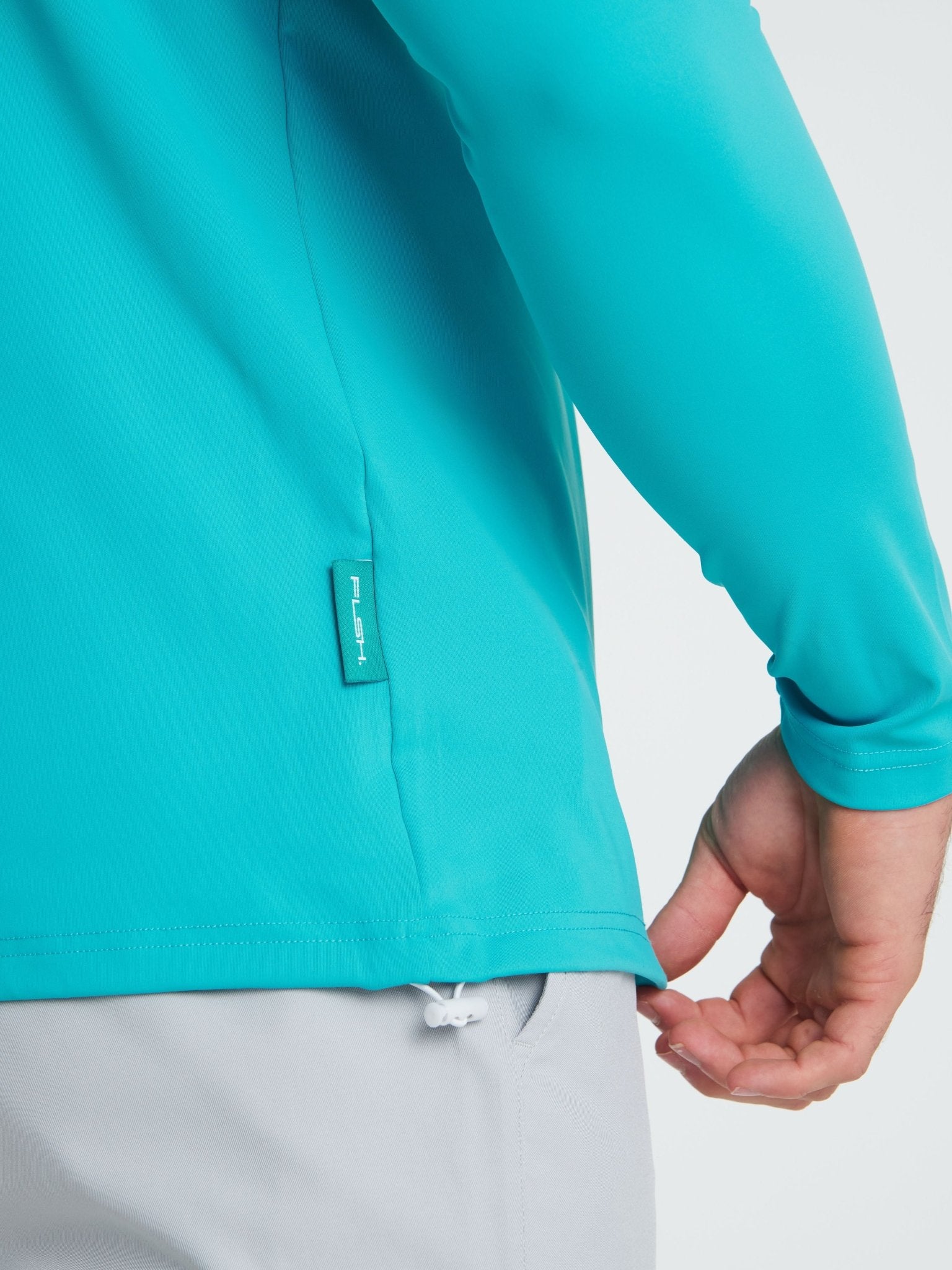 FM1 Essential Midlayer - Teal - Flush Golf