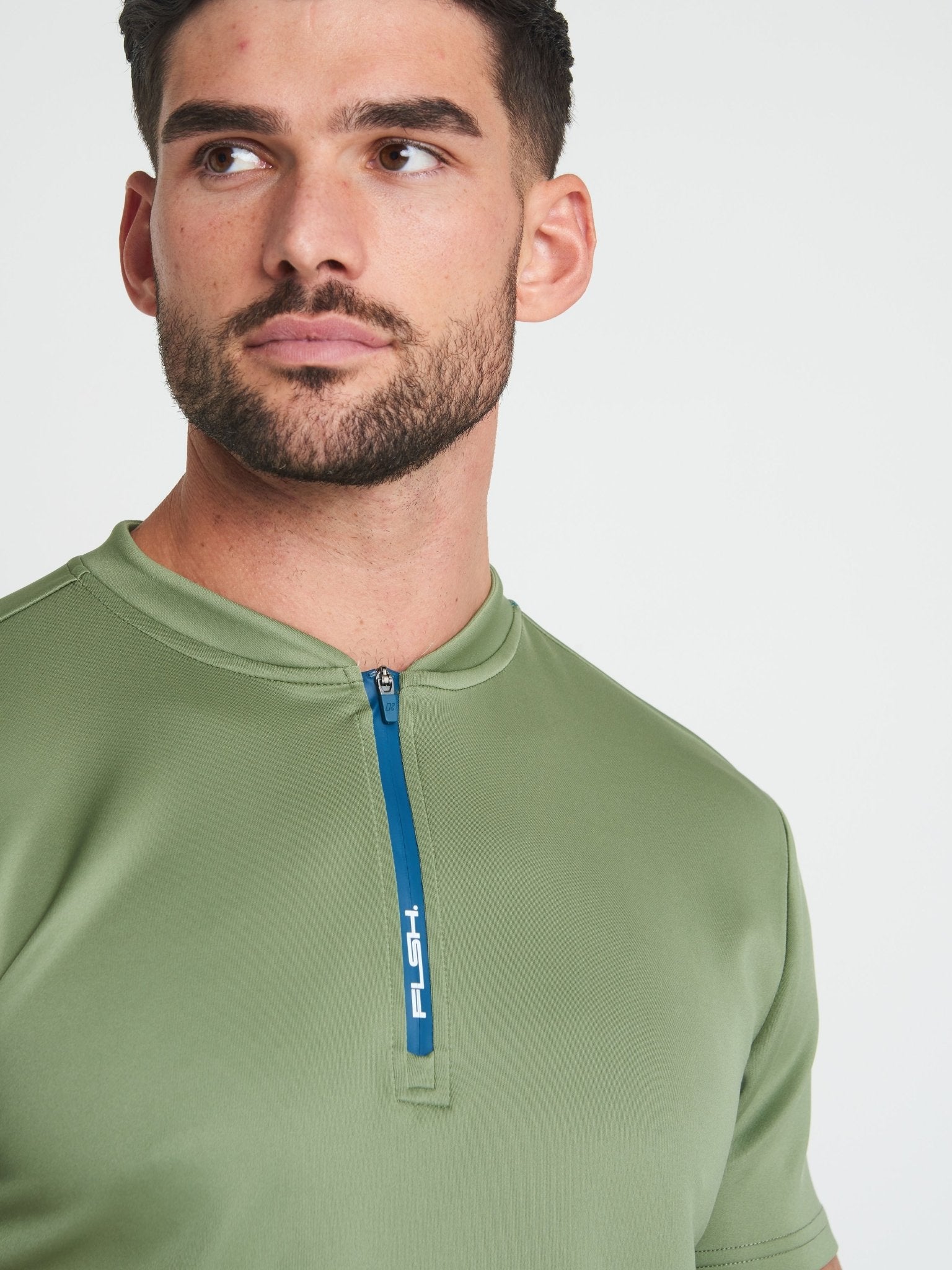 FP1 Icon Polo – Khaki - Flush Golf