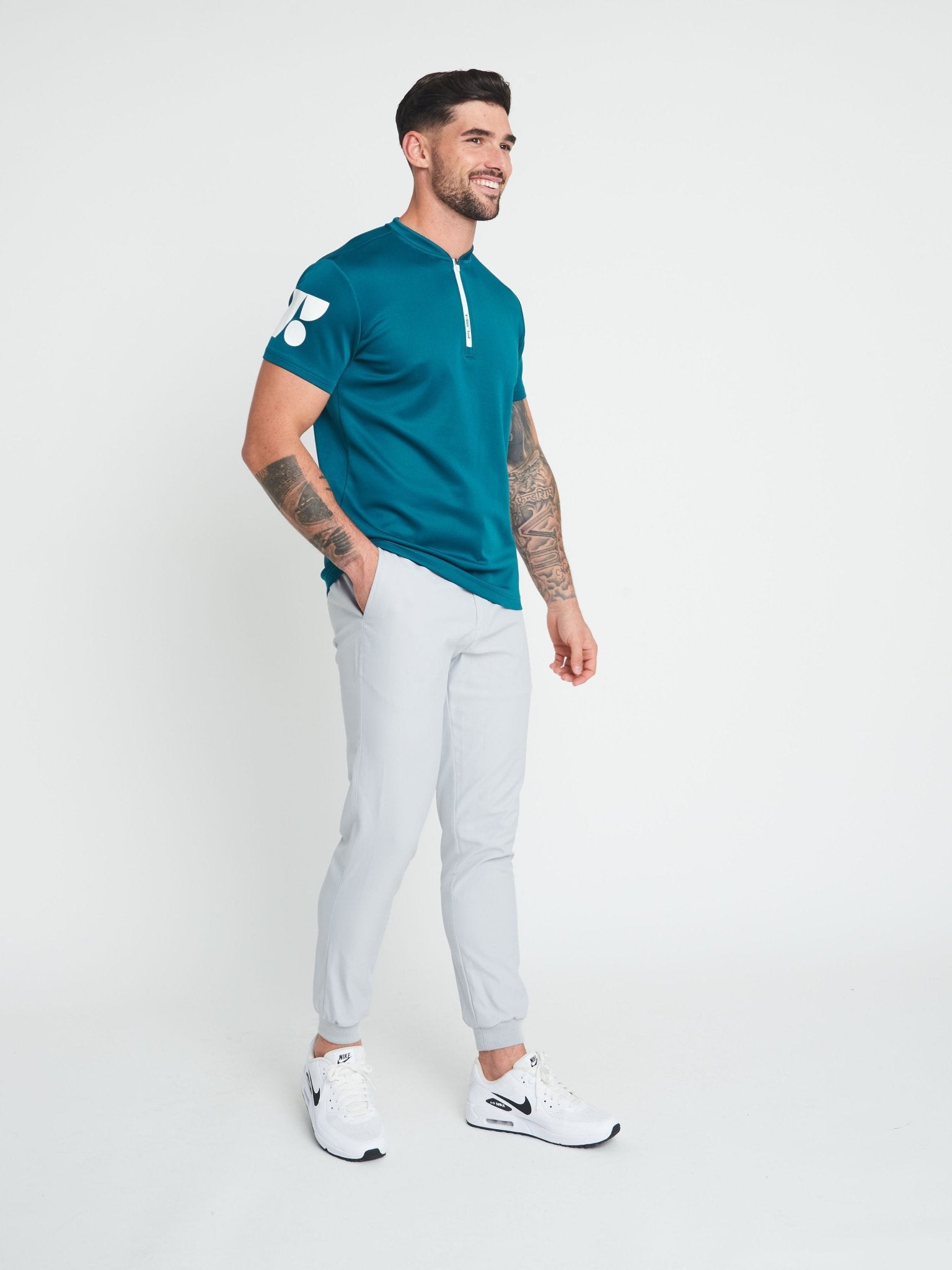 FP1 Icon Polo - Teal - Flush Golf